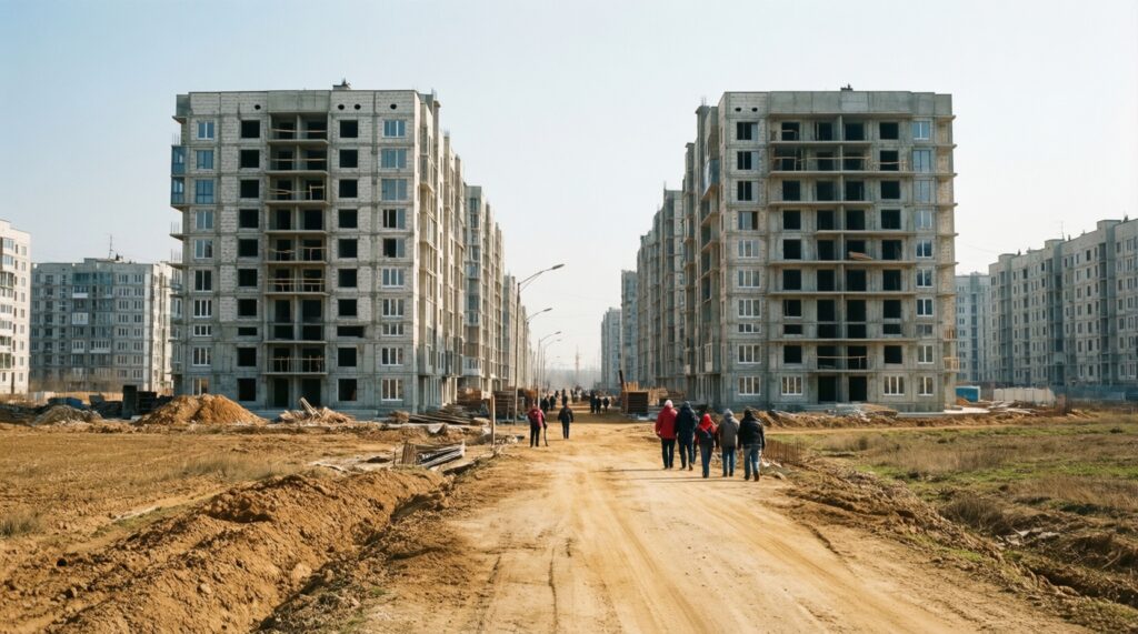 История одного района: как меняется застройка и инфраструктура в вашем городе - иллюстрация